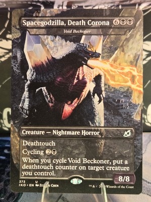 MTG Spacegodzilla, Death Corona Normal Ikoria: Lair of Behemoths English NM/NM+-image