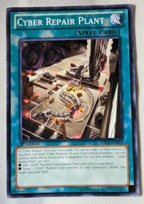 Yu-Gi-Oh! TCG: Cyber Repair Plant Cyber Dragon Revolution SDCR-EN019 1st edition-image