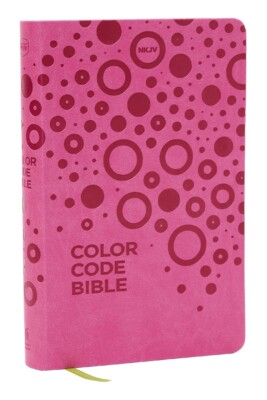 NKJV, Color Code Bible for Kids, Pink Leathersoft, Comfort IMITATION LEATHER ...-image