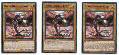3x Cyber Dragon Core LEDD-ENB04 Yu-Gi-Oh! Light Play 1st Edition-image