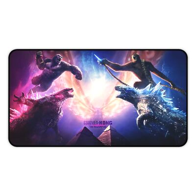 Kong Godzilla The New Empire Movie Fan Art Custom Design - Premium Desk Mat Pad-image