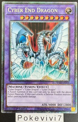 YU-GI-OH! Card CYBER END DRAGON RA03-EN156 PSR NEW-image