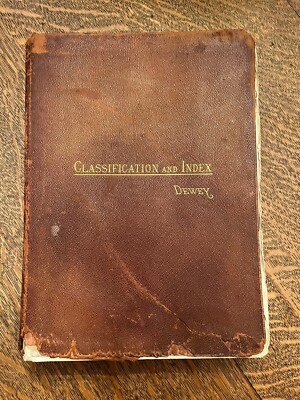 Dewey Decimal Classification and Relativ Index by Melvil Dewey-image