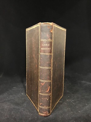 1809 Leather The Life of Edward Lord Herbert of Cherbery by Himself-image
