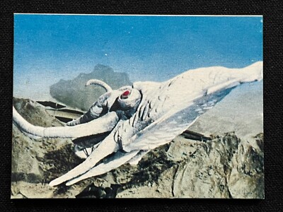 Godzilla Gezora Mini Card Japanese TOHO TOEI Menko 2.6x1.9 Rare F/S-image