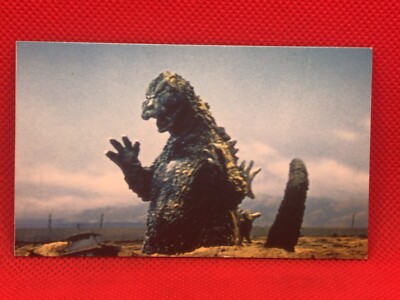 Godzilla Mothra  card 4inch Barcode Battler vintage  No.04  rare TOHO-image