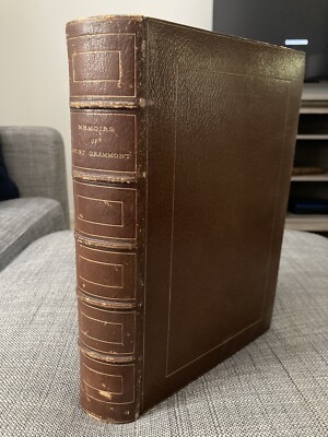 1889 Memoirs of Count Grammont Illustrated Limited #125/780 Full Leather-image