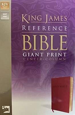 KJV Giant Print Reference Bibl - Imitation Leather - GOOD-image
