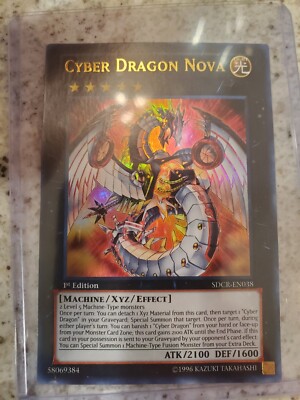 YuGiOh TCG Cyber Dragon Nova  SDCR-EN038 Ultra Rare 1st Edition-image