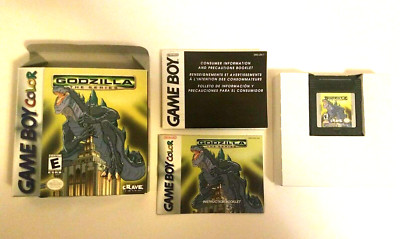 Godzilla: The Series (Nintendo Game Boy Color)  CIB Complete GameBoy Nice Shape!-image