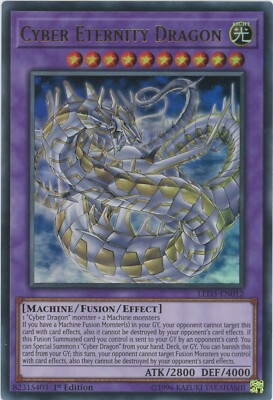 Yugioh Cyber Eternity Dragon LED3-EN012 Ultra Rare NM -image