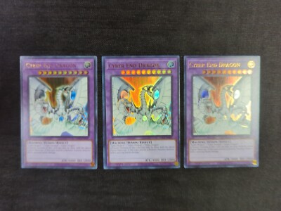 * 3x - Cyber End Dragon - SDCS-EN041 - 1st Ed - LP-image