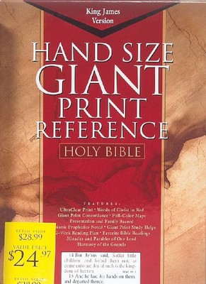 KING JAMES VERSION GIANT PRINT REFERENCE BIBLE By Holman Bible Staff-image