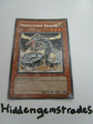 Yugioh! Proto-Cyber Dragon CRV-EN010 Rare Unlimited Near Mint!!-image