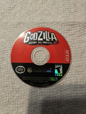 Godzilla Destroy All Monsters Melee GameCube Disc Only Tested-image
