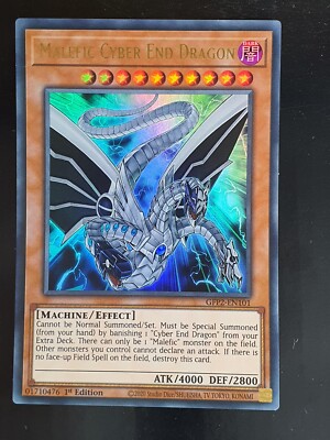 Malefic Cyber End Dragon GFP2-EN101 Ultra Rare 1st Edition Yugioh Card 2-image