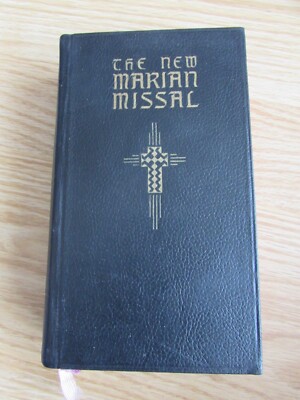 Vtg The New Marian Missal Sylvester Juergens REGINA PRESS 1962 Latin - English-image