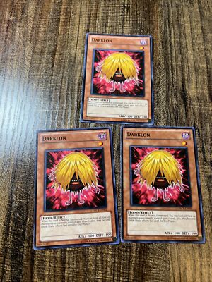 3X Darklon ORCS-EN002 - Yugioh  Yu Gi Oh! 3 Playset-image