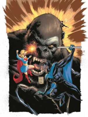 Justice League vs Godzilla vs Kong #4 (Of 7) Cover B Whilce Portacio Kong Card S-image