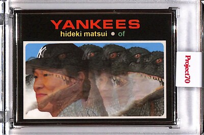 2021 TOPPS PROJECT 70 #285 HIDEKI MATSUI by ACTION BRONSON SILVER 50/51 GODZILLA-image