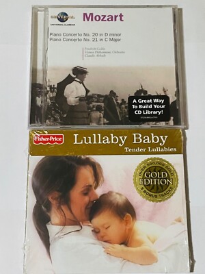 FISHER PRICE Lullaby Baby Tender Lullabies Gold Edition CD NEW SEALED +BONUS CD!-image