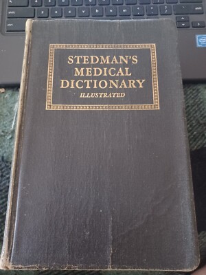 Stedman's Practical Medical Dictionary Illustrated 16th Revised Ed, 1946 Leather-image