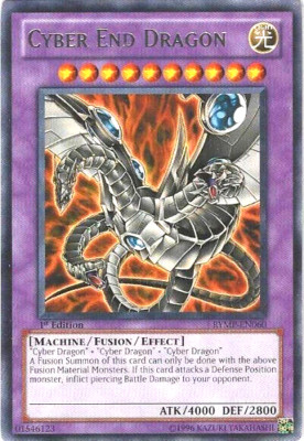 Yugioh 3x Cyber End Dragon RYMP-EN060 1st Edition Rare MINT-image