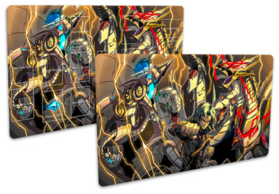 No.3974 Yugioh TCG Custom Playmat Zane Cyber Dragon Infinity End Chimeratech-image
