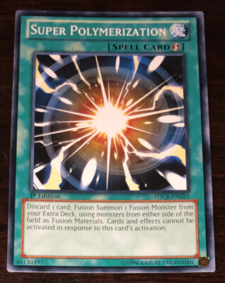 Super Polymerization SDCR-EN021 YuGiOh! Cyber Dragon Revolution 1st Ed NM New x1-image