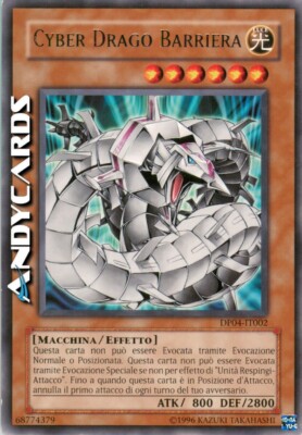 CYBER DRAGON BARRIER • (Barrier Dragon) Rare DP04 IT002 Unl • excellent • Yugioh-image