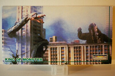 AMADA 1996 GODZILLA KING OF THE MONSTER WIDE COLL TC 72 GODZILLA 1968 W MANDA 68-image