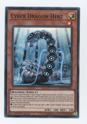 Yugioh Cyber Dragon Herz  MP19 EN086 Super NM 1st Edition -image