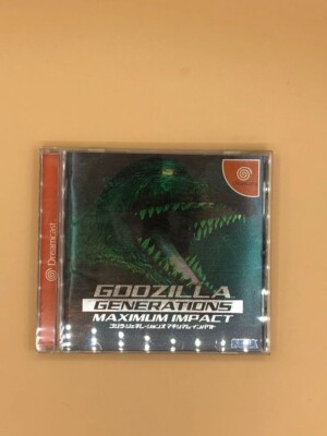 SEGA DREAMCAST GODZILLA GENERATIONS MAXIMUM IMPACT JP Edit Very Good GP-image