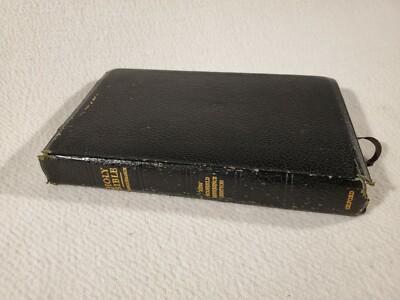 OXFORD New Scofield Reference Bible Study, Vintage 1967 Black Leather Tab Index-image