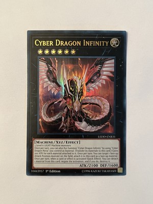 Cyber Dragon Infinity LEDD-ENB31 Legendary Dragon Decks 1st Edition-image