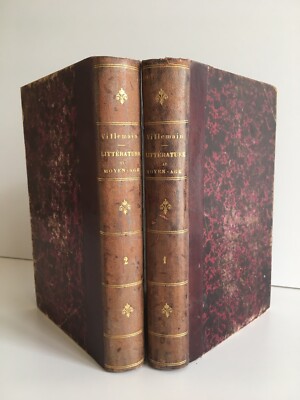 French Literature Course in the Middle Ages by M. Villemain 2/2 Didier 1858-image
