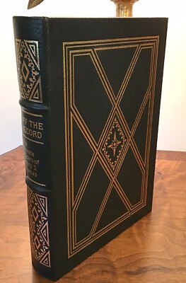 OFF THE RECORD, PRIVATE PAPERS of HARRY S TRUMAN (1989) EASTON PRESS LEATHER Ex.-image
