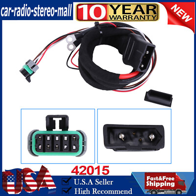 New 42015 Fleet Flex Plow Side Power + Ground 4 Pin Cable For Western Fisher US-image