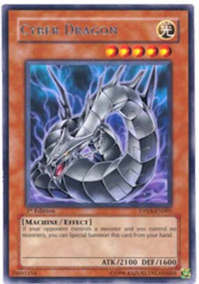 Moderate Play x 1 Cyber Dragon - DP04-EN001 - Rare - Unlimited Edition DP04 Duel-image