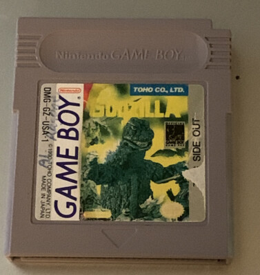 GODZILLA Nintendo Game Boy Color -Cartridge -Tested-Yellow Label -VERY RARE!-image