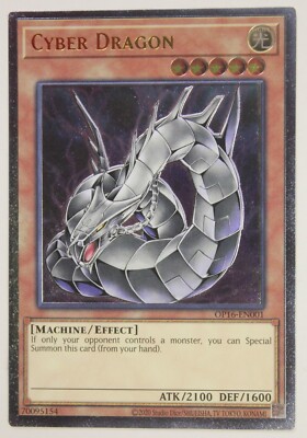 Cyber Dragon ( OP16-EN001 )- OTS Tournament Pack 16 - Light Play - Ultra Rare-image