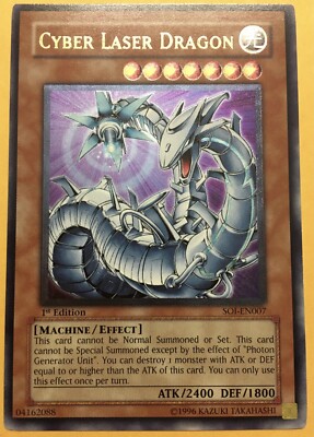 Yugioh Cyber Laser Dragon Ultimate Rare 1st. Ed SOI-EN007 NM-image