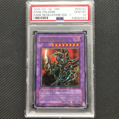 Dark Paladin DR1-EN160 Ultra Rare - PSA 10 GEM MINT - Dark Revelation Vol 1 2005-image