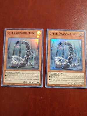 2X CYBER DRAGON HERZ MP19-EN086 Super Rare 1st Edition NM/M-image