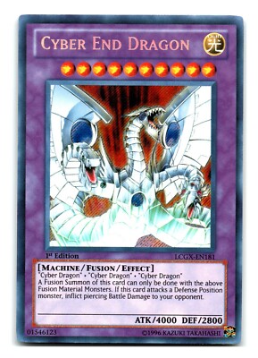 Cyber End Dragon LCGX-EN181 1st Edition Secret Rare-image