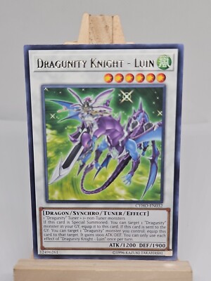 Yu-Gi-Oh! TCG Dragunity Knight - Luin Cybernetic Horizon CYHO-EN032 Unlimited...-image