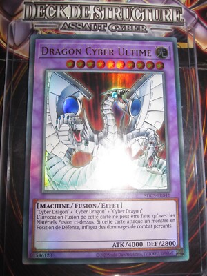 YU-GI-OH! ULTRA RARE DRAGON CYBER ULTIMATE SDCS-FR041 EDITION 1 NEW-image