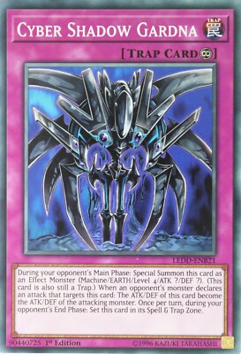 Yugioh Cyber Shadow Gardna LEDD-ENB21 Common 1st Edition-image