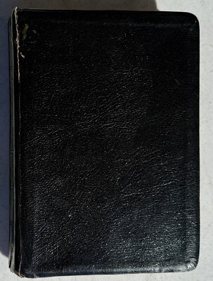 Thompson Chain Reference Bible KJV 4th Improved Ed. Kirkbride Navy Leather 1982-image