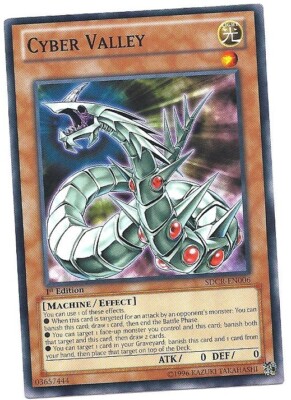3 x Cyber Valley - SDCR-EN006 - Common - 1st Edition Near Mint, English-image